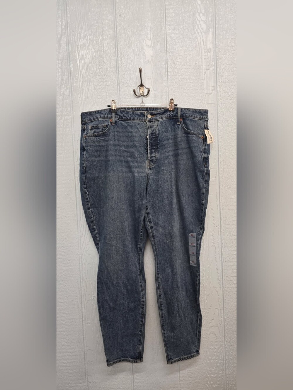 New Old Navy 20 Classic Women's Blue Denim Jeans Extra High Rise Skinny